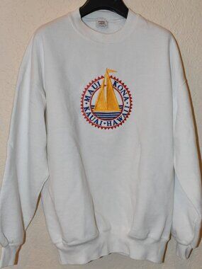 Vintage Crazy Shirt Unisex Hawaii Maui Sweatshirt - Size XL